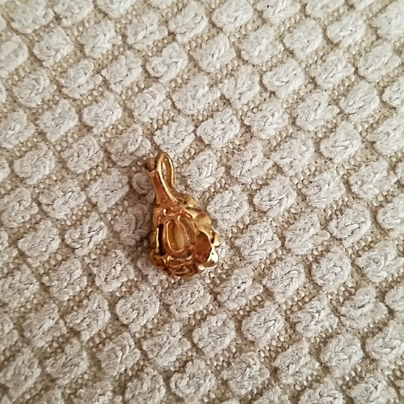 Pendant Stone in Gold Plated Setting - Picture 2 of 2